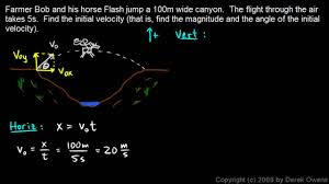 Physics 3 5 4b Projectile Practice Problem 2 Physics Projectile Motion Practice