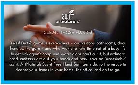 Additionally, any repackers who distribute hand sanitizers and other ethanol or isopropyl. Amazon Com Artnaturals Alcohol Based Hand Sanitizer Gel 2 Pack X 8 Fl Oz 220ml Infused With Jojoba Oil Unscented Fragrance Free Beauty