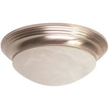Find lighting that goes above and beyond with modern flush mount lighting. Monument Part 2498704 Monument 12 In 60 Watt Equivalence Brushed Nickel Integrated Led Flushmount Flush Mount Ceiling Lights Home Depot Pro