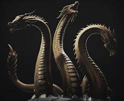 King Ghidorah Bust By Geng Giking Ghidorah Bust Statue Godzilla Vs King Ghidorah Godzilla King