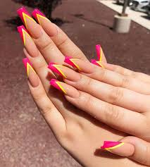 52 Gorgeous Coffin French Tip Nail Designs W 2020 Ladne