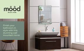 Before you buy own, you need to assess the size of your bathroom, a type in the event you if you want to to include extra lights and which you wish to achieve. Bathroom Mirror On Mirror Elegant Rectangular With Shelf Wall Mounted Plain Varied Sizes Yj555 50cm X 40cm Amazon Co Uk Kitchen Home