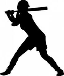 Baseball Batter Clipart Black And White Hitting Instruction Kiss Girls Softball Softball Sticker Softball Clipart