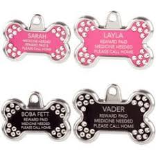 Hand stamped personalized custom pet id tags for dogs and cats in solid brass; Engraved Pet Tags Petsmart Pet S Gallery