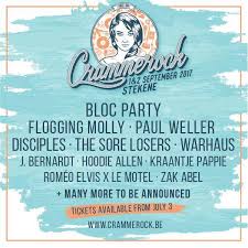 In de zomer van 2012 waren er optredens op onder meer maanrock, casa blanca en crammerock. Crammerock Bloc Party Komt Naar Crammerock 2017 De Facebook