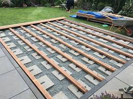 Unterkonstruktion Richtig Verlegen Beispiel Holzart Bangkirai Terrasse Terrassendiele Terr Bangkirai Terrasse Terrasse Unterkonstruktion Holzterasse Garten