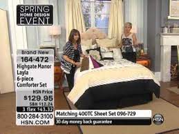 Includes fitted sheet, flat sheet, and two pillow cases. Highgate Manor Layla 6 Piece Comforter Set Youtube