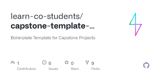 This is a template for ncs undergraduates to use for creating their capstone proposals. Github Learn Co Students Capstone Template London Ds Boilerplate Template For Capstone Projects