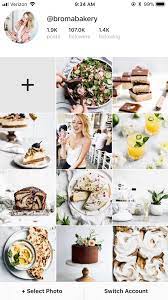 Instagram grid ideas for food. 6 Ways To Curate The Perfect Food Instagram Feed Broma Bakery