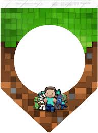 Printable minecraft banners by family shopping bag. Minecraft Free Party Printables Oh My Fiesta For Geeks
