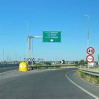 The road is one of the motorways on the italian west coast. A12 Collesalvetti Toll Booth In Collesalvetti