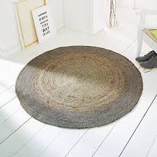 Teppich Ton 100 Hanf Geflochten Rund Natur Grau Ca O 140 Cm Teppich Teppich Beige Teppich Kuche