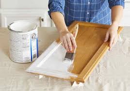 How To Paint Kitchen Cabinets For A Diy Room Refresh In 2020 Painting Kitchen Cabinets Old Kitchen Cabinets Painting Cabinets