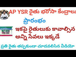 Recently, the district agriculture department was directed by the state authorities to establish one seed storage hub (ssh) in every mandal headquarter and five rythu bharosa kendrams. Ap Ysr Rythu Bharosa Kendralu Full Details Rythu Bharosa Kendralu Fecilitis And Uses Farmers Youtube