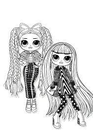 Omg doll coloring pages from lol surprise dolls. Lol Surprise Omg Coloring Pages Candylicious Novocom Top