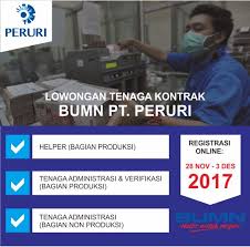 Hanya pelamar yang lulus dalam setiap tahapan seleksi yang akan dipanggil untuk mengikuti proses selanjutnya. Rekrutmen Tenaga Kontrak Perum Peruri Bumn Tahun 2017 Tempat Kursus Komputer Di Jogja Privat Komputer Yogyakarta J Course