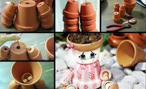 Tontopfmannchen Zusammenstellen Anleitung Tontopf Menschen Topfblumen Basteln Mit Tontopfen