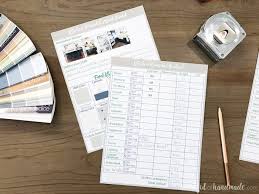 Kitchen remodel costs worksheets for preschoolers. Free Printable Kitchen Planning Tools Houseful Of Handmade