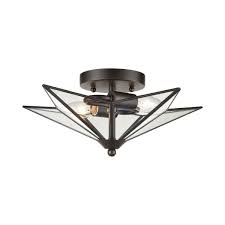 Moravian Star Ceiling Light Fixture By Elk Home D4385