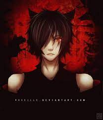 Anime Guy With Black Hair And Red Eyes Google Search Guys With Black Hair Anime Anime Guys