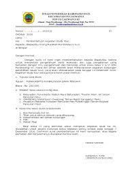 Surat undangan rt untuk warga contoh bentuk undangan untuk warga dari rt atau rw #undanganrt #suratpakrt #suratundanganrt cara membuat surat undangan resmi yang rapi semoga bermanfaat. Surat Pemberitahuan Kegiatan Karyawisata Pdf