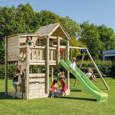 Test complet & recommandations sur amazon (mis à jour). Aire De Jeux En Bois Pour Enfant Portique Cabane Balancoire