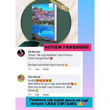 Akibatnya seluruh keluarganya juga ikut dihukum mati. Buy Lara Cintamu Anis Ashikali Ready Stock Seetracker Malaysia