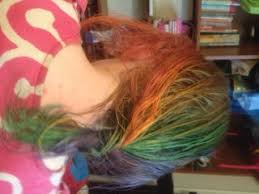 Rainbow Hair For Kids 4 Steps Instructables