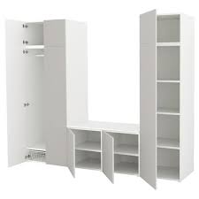 Platsa Armoire Penderie Blanc Fonnes Skatval Gris Clair Ikea Idei Ikea Mebel Provolochnaya Korzina