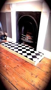 Black And White Fireplace Hearth Tiles Black And White Check Tiles For Fireplace Harth Harth Fireplace Fireplace Tile Fireplace