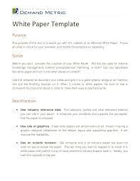 White Paper Template
