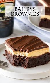 Baileys Brownies Recipe Baileys Recipes Bailey Brownies Baileys Dessert
