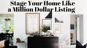 How To Stage Your Home Like A Million Dollar Listing On A Budget Youtube Mobile Home Decorating Home Staging New Home Buyer