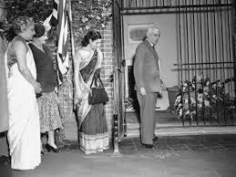 Jawaharlal Nehru with King Saud of ...