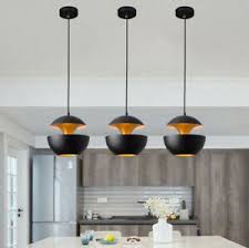 Black Pendant Light Bar Lamp Kitchen Pendant Lighting Room Modern Ceiling Light Ebay