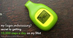 •eat lunch and then go for a walk and get some sunshine during your lunch break. Fitbit Review My Embarrassing Secret To Getting 10 000 Steps