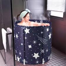 Acquista online o in negozio! 65x70 Vasca Da Bagno Portatile Pieghevole Vasca Da Bagno Addensata Per Uso Domestico Vasca Da Bagno Vasca Da Bagno Pieghevole Per Adulti Secchio Da Bagno Con Cuscino