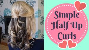 Combat wind by choosing a simple hairstyle that stays out of your face. Quick Half Up Half Down Curly Updo Prom Wedding Hairstyle Youtube