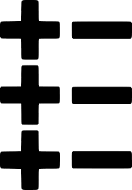 Tambah dan tolak tolak mudah. Svg Hinzufugen Taschenrechner Berechnung Mathe Kostenloses Svg Bild Symbol Svg Silh