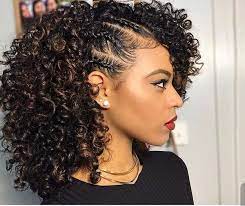 Pretty curly black bob with side bangs. Cute Hairstyles For Short Natural Curly Black Hair Folade