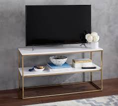 Delaney 42 Marble Media Console Bedroom Tv Stand Tv In Bedroom Small Tv Stand