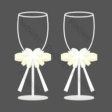 Free for commercial use no attribution required high quality images. Wedding Wine Glasses Png Images Ai Free Download Pikbest
