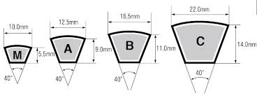 Mitsuboshi Belting M A B C D E Red Label V Belt Made