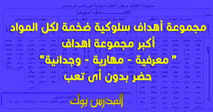 حمل أفعال سلوكية وجداني معرفي مهاري مع كيف تصيغ هدف وجداني كيف اصيغ هدف مهاري كيف اصيغ هدف معرفي كل ما يخص الأهداف السلوكية تجده هنا