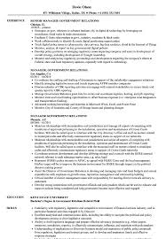 All you need to do is fill them out and adapt them according to your. Manager Government Relations Resume Samples Velvet Jobs