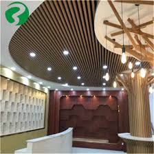 Now it's time to talk about choosing the materials. Modern Design Wpc Timber Strip False Wood Ceiling Panels For Suspended Ceiling And Engineeredceilingproject China Wpc Ceiling Ceiling Made In China Com