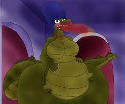 Marge-zilla Wins~ by Mikefrightmare -- Fur Affinity [dot] net