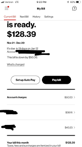 I have never seen where verizon will charge you to pay your bill in any way, whether it be cash, check, or credit they do not charge their customers to pay their bill. Can Someone Pls Explain Why This Bill So High For 2 Lines 4gb Especially The 50 Bucks Monthly Charge I Never Pay Phone Bill So I Have No Experience At All Verizon