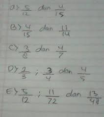 Maybe you would like to learn more about one of these? Bandingkan Pecahan Berikut Mana Yang Lebih Besar Dengan Cara Menyamakan Penyebutnya Pakai Cara Klo Brainly Co Id