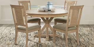 Nantucket Breeze Bisque 5 Pc Round Dining Room In 2020 Round Dining Room Dining Room Sets Round Dining Room Sets